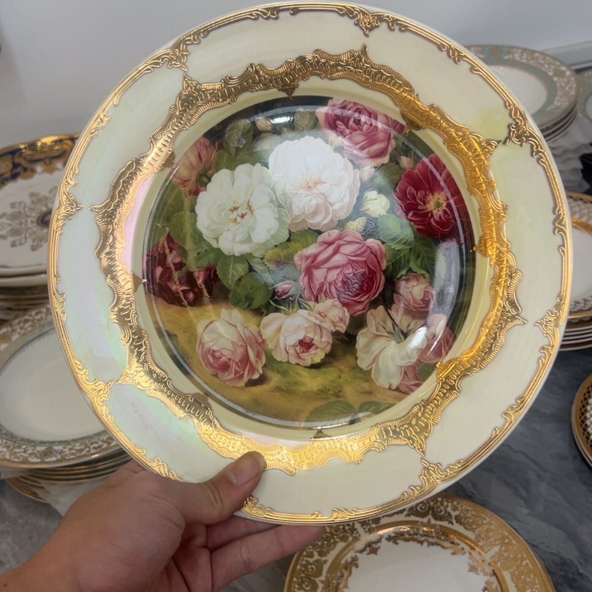 【闪购商品】瓷片10.5寸平盘一个一单福利价