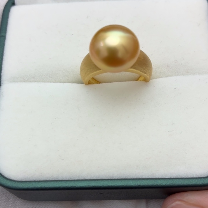 海水珍珠银S925镶嵌戒指