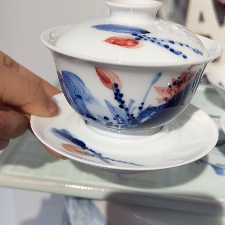 伊***馆瓷片景德镇品艺轩青花