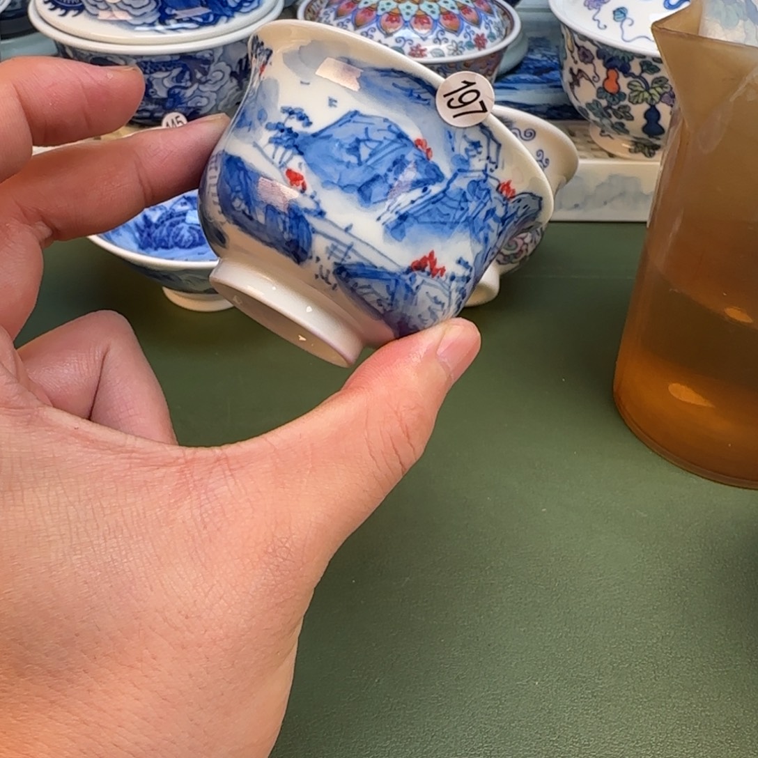 彦祖纯手工手绘茶具197