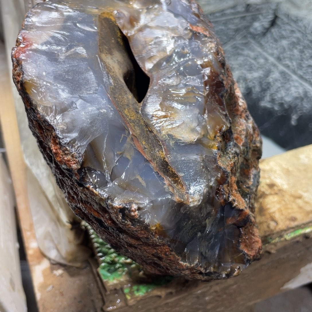 定制玛瑙用****3原石发回