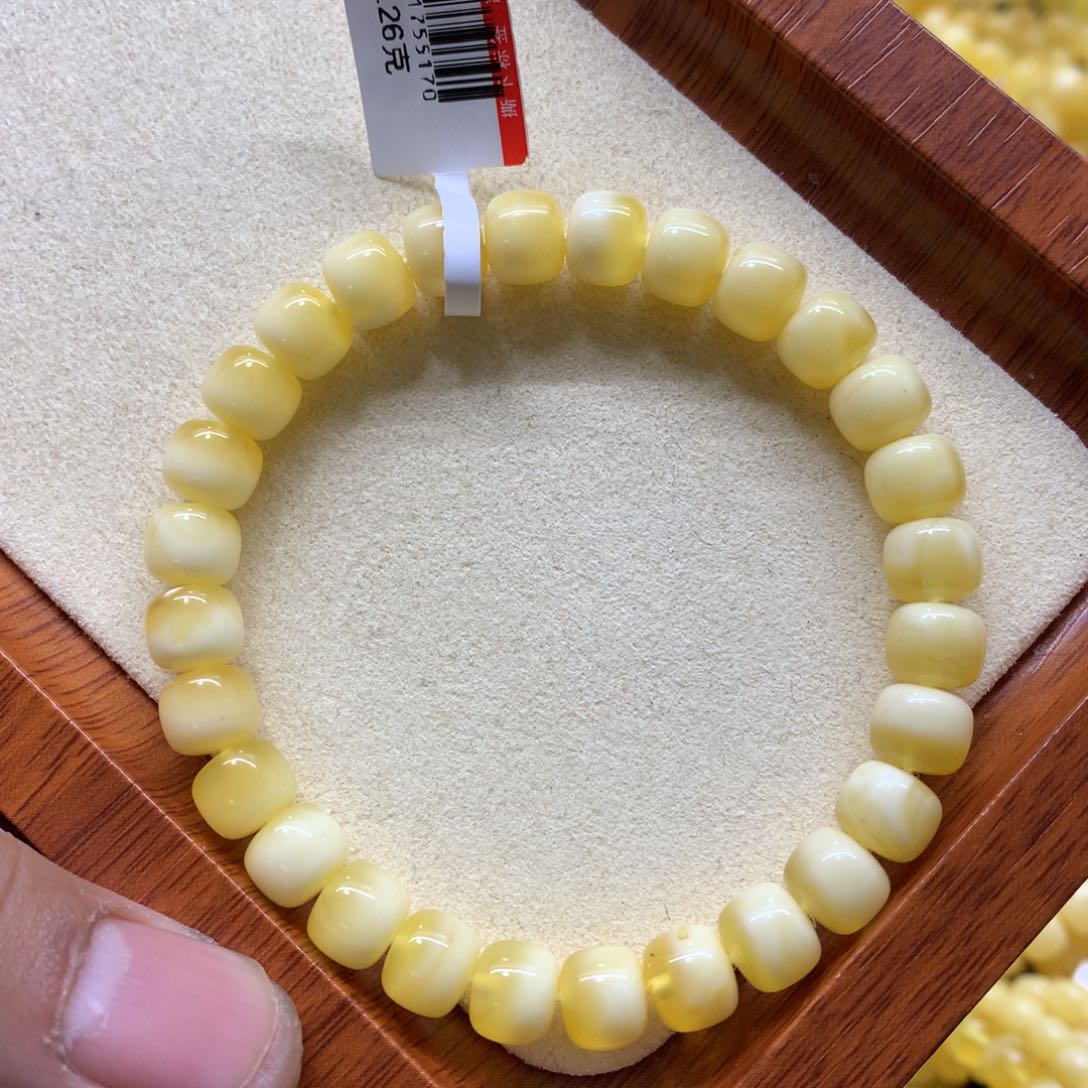 蜜蜡手链未镶嵌蜜蜡