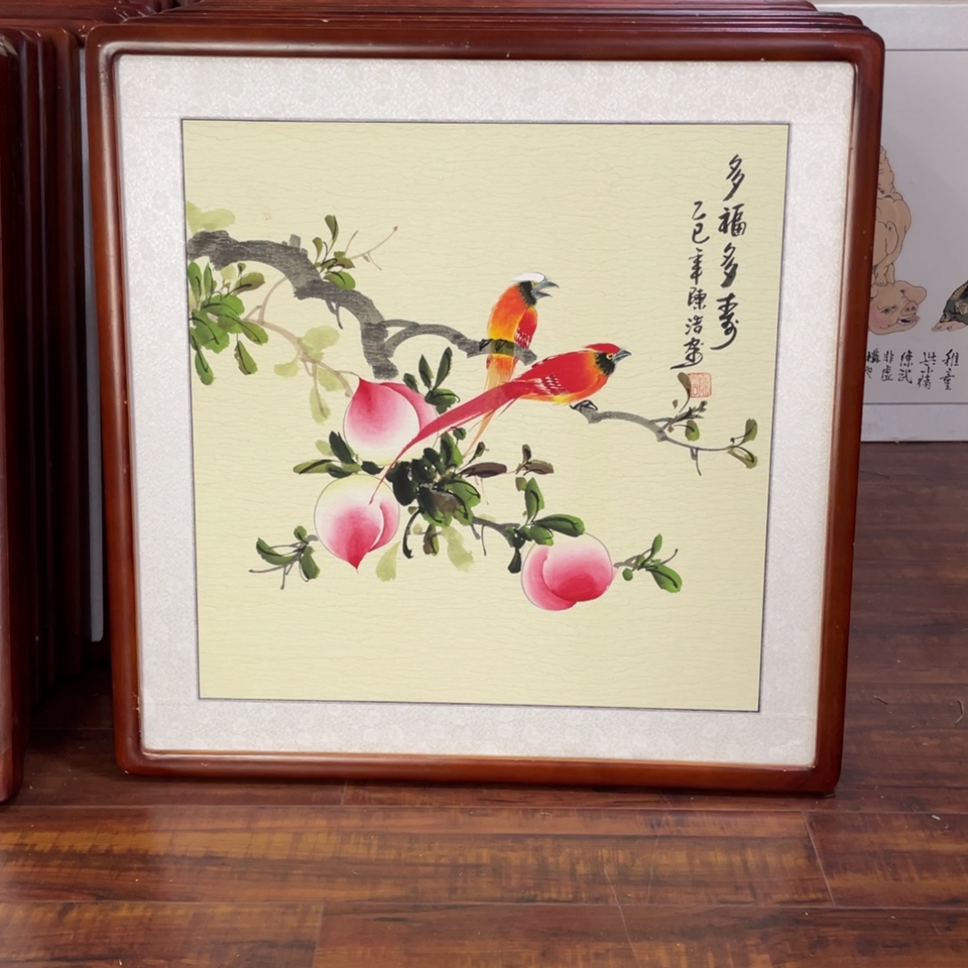 国画带框尺寸63*63厘米