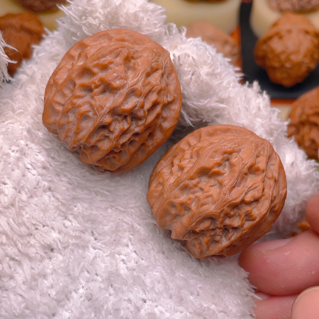 文玩核桃把件38肚太行龙脉元宝