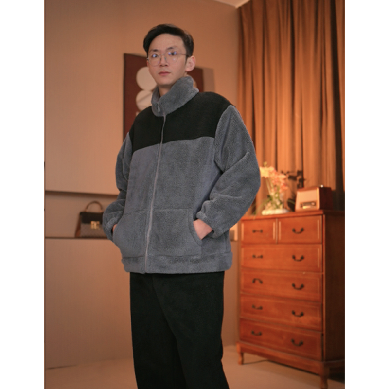 【双层特厚】睡衣男冬季加绒加厚长袖保暖休闲家居服套装可外穿