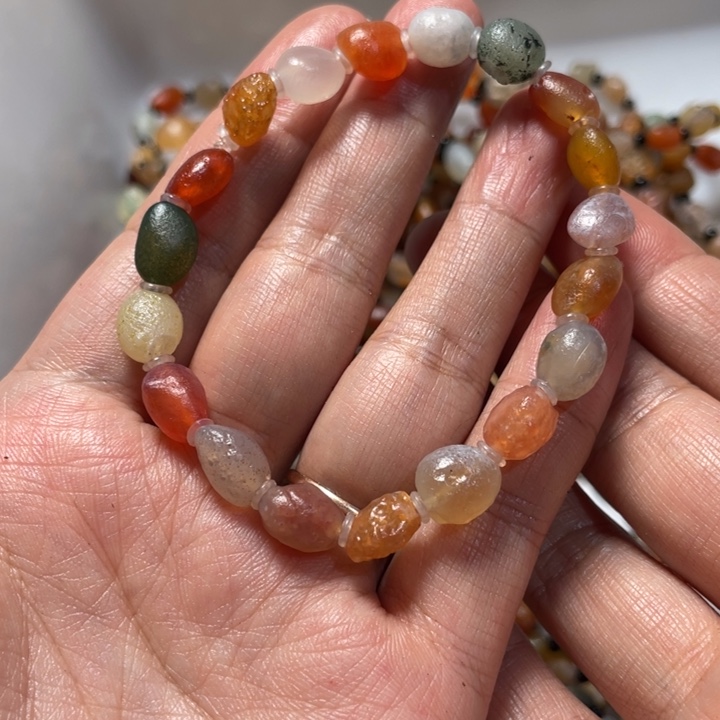 玛瑙/玉髓合金手链