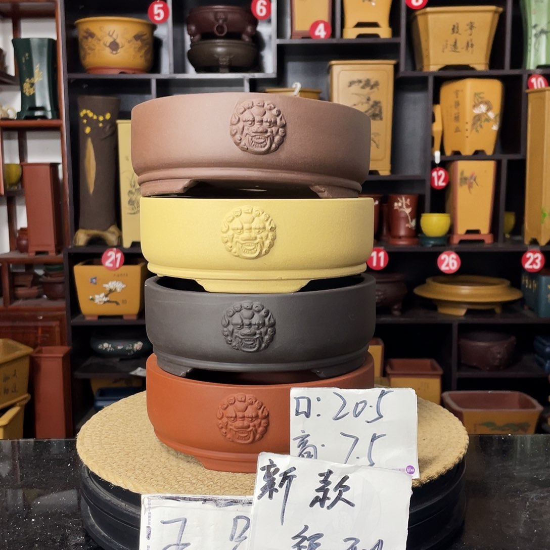 紫砂D-婉秋紫砂花盆