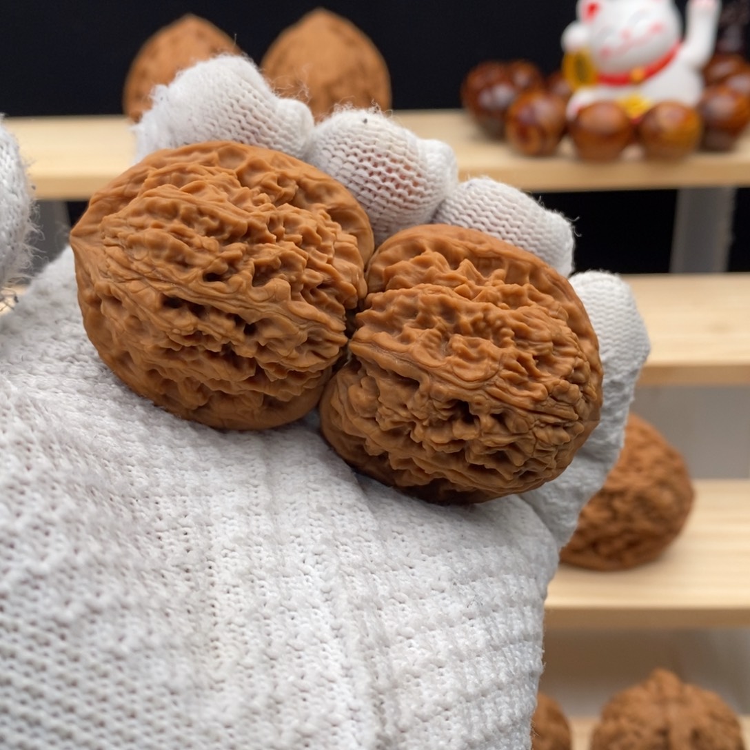 爱***猫把件文玩核桃涿鹿南疆