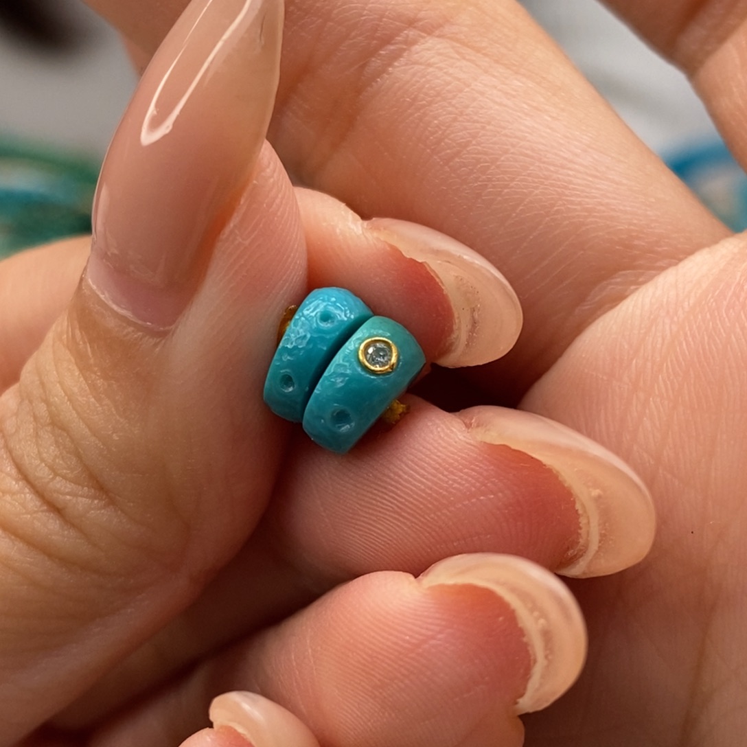 未镶嵌绿松石挂件