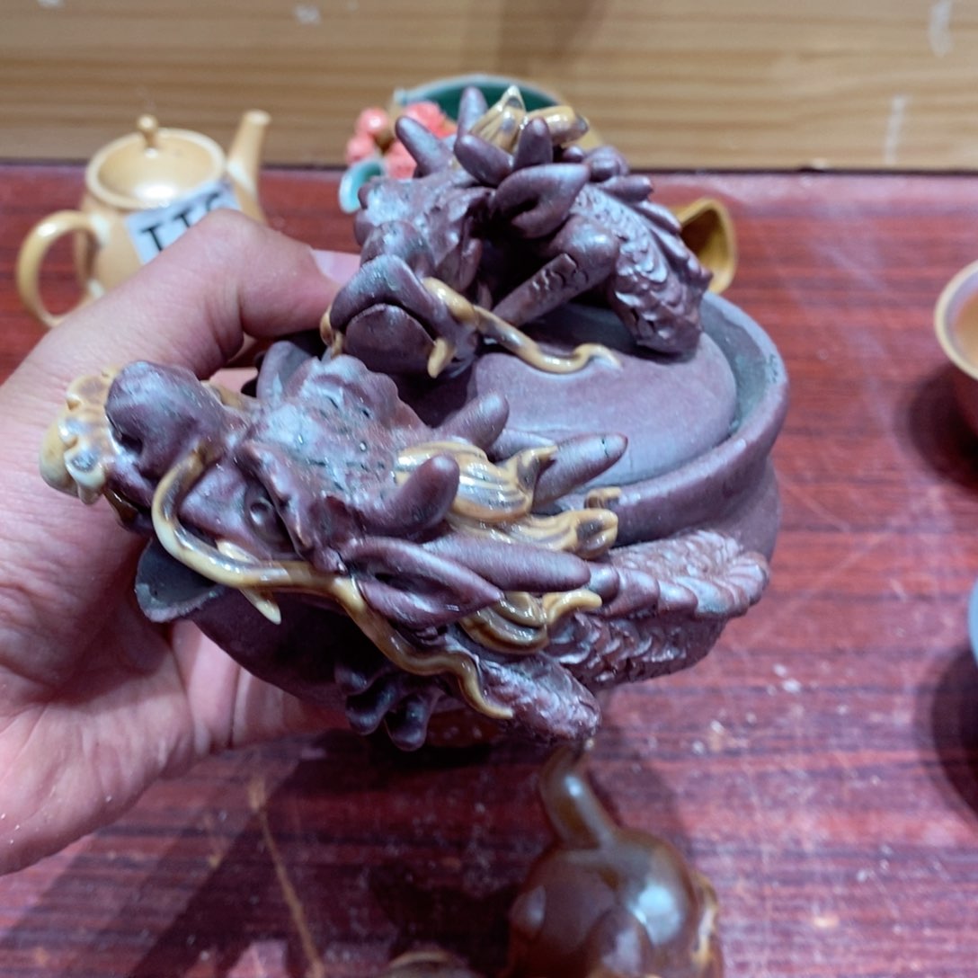 柴烧茶具套套杯子瑕疵