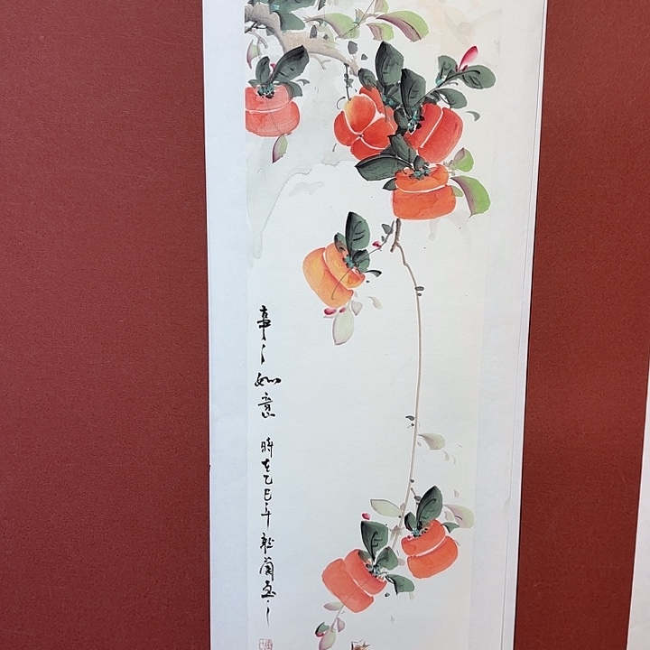 国画听兰老师花鸟