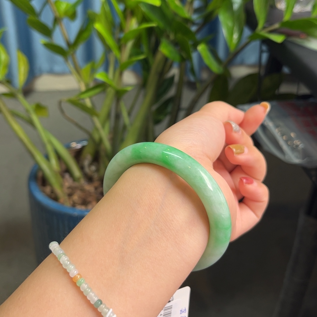 ****朵翡翠未镶嵌颈饰手镯