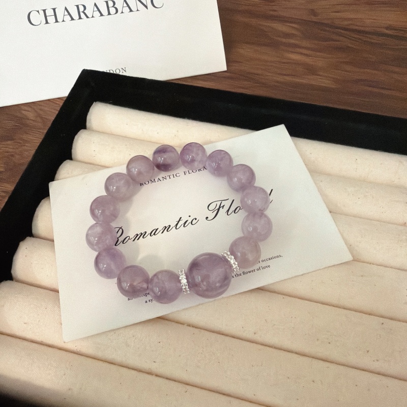 X2243紫兔毛手链高端轻奢手串多样性发一