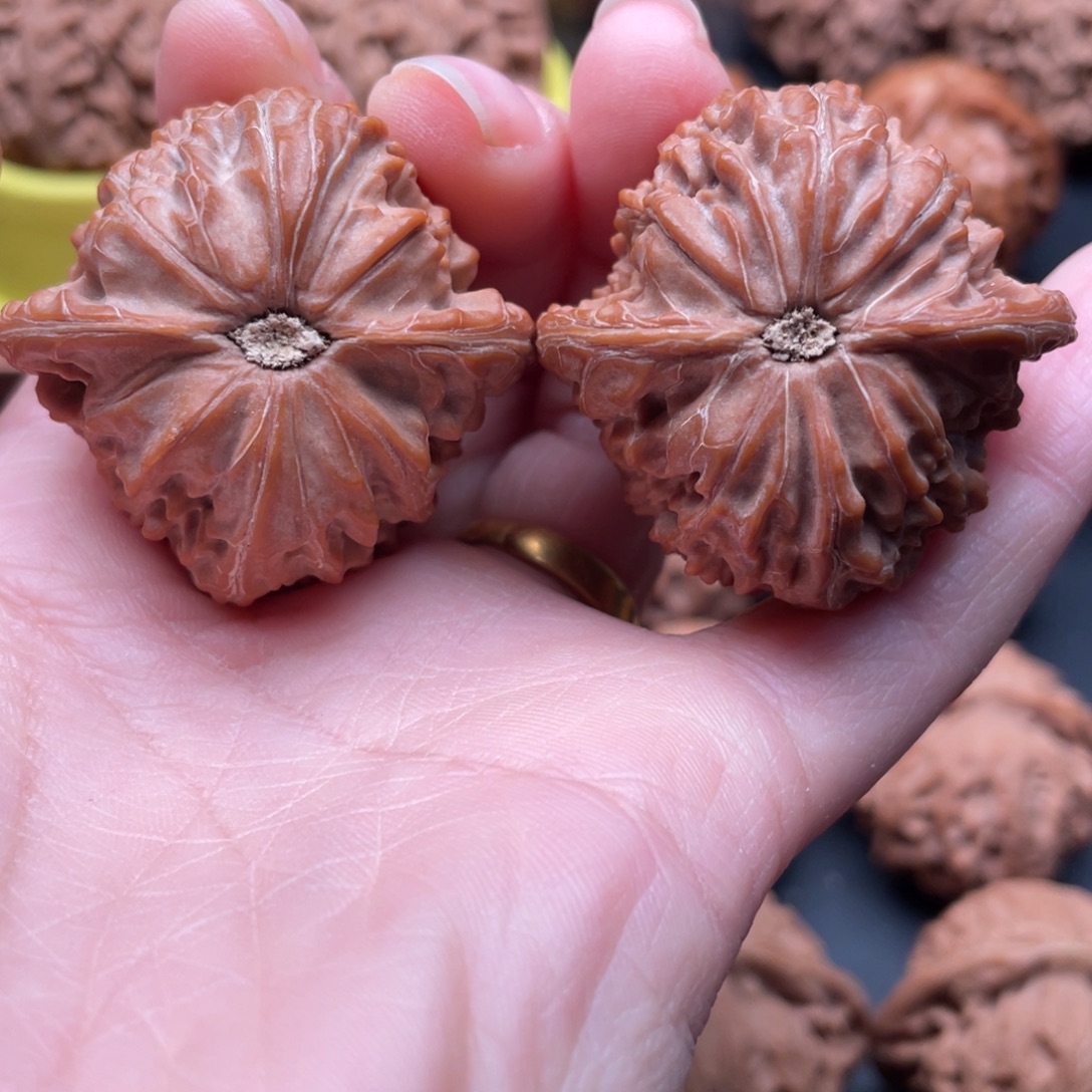 暗***迷文玩核桃把件磨盘39