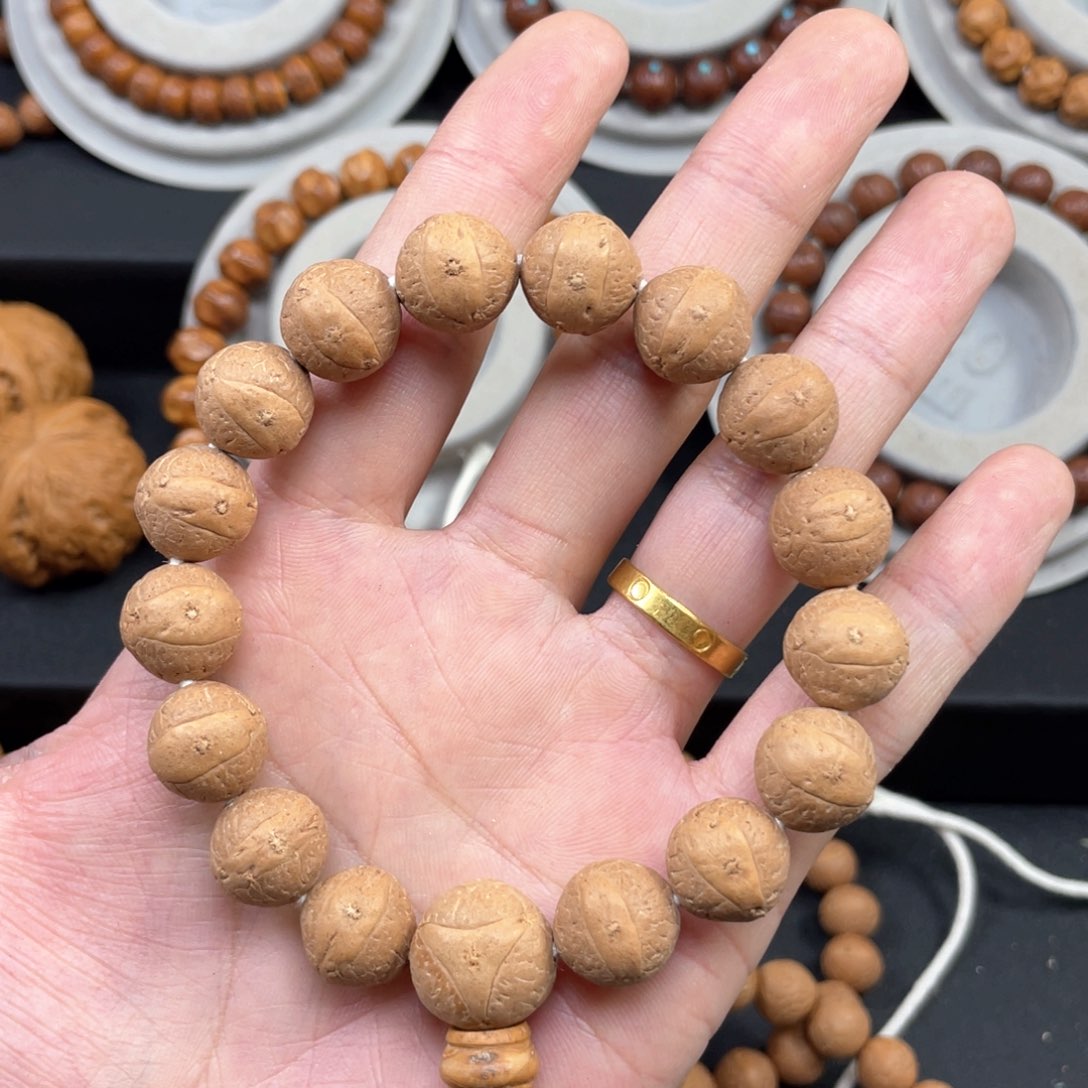 凤眼菩提手串13➕左右尺寸k10凤眼菩提D72同树大眼