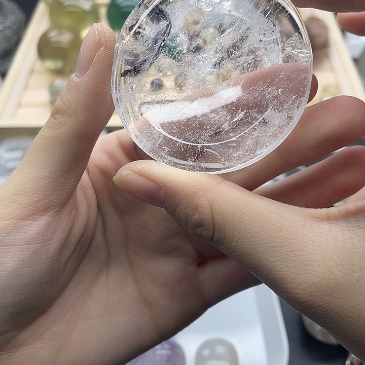 未镶嵌发晶珠宝半成品298水晶