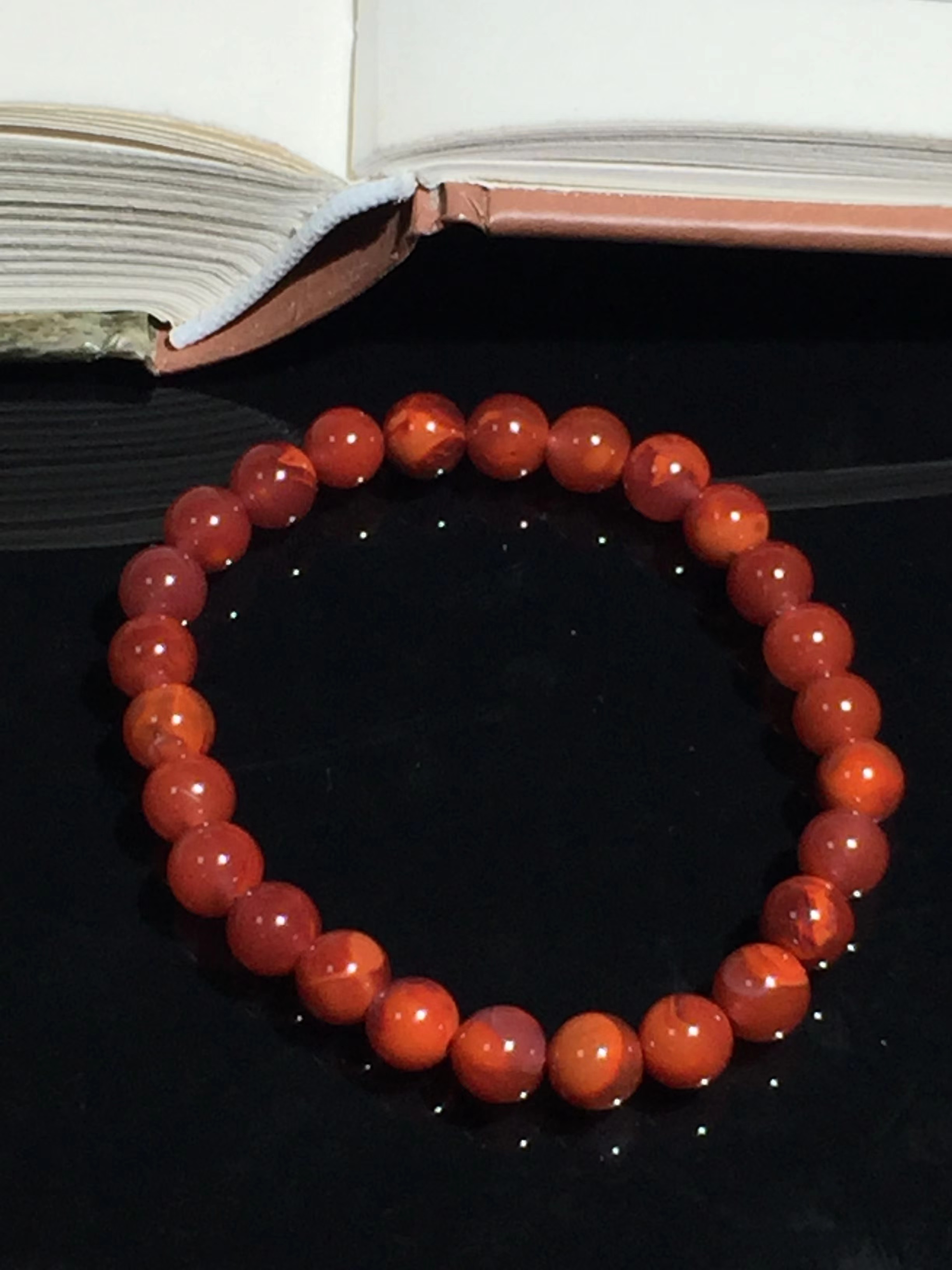 【南红臻宝】玫瑰红手串无优化无注胶MSC1一1一18（一件样/多发）