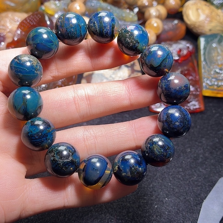 天***空琥珀未镶嵌颈饰15