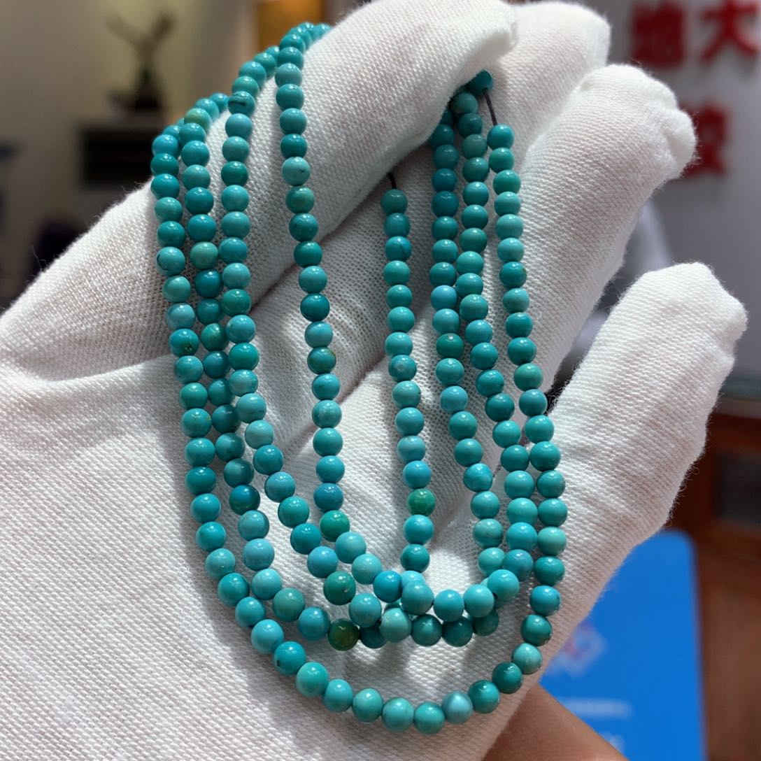 绿松石长链未镶嵌