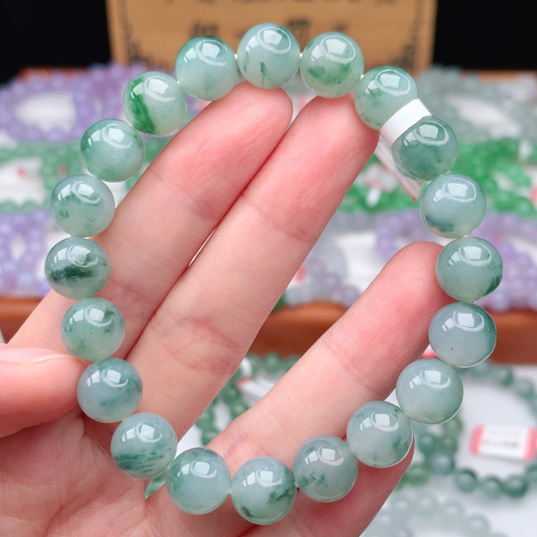 翡翠手链未镶嵌翡翠10mm