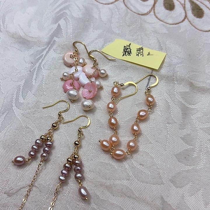 淡水珍珠发饰银S925镶嵌