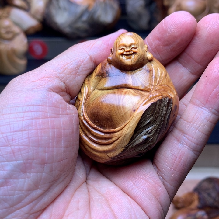 柏木（崖柏）崖柏陈化料手把件