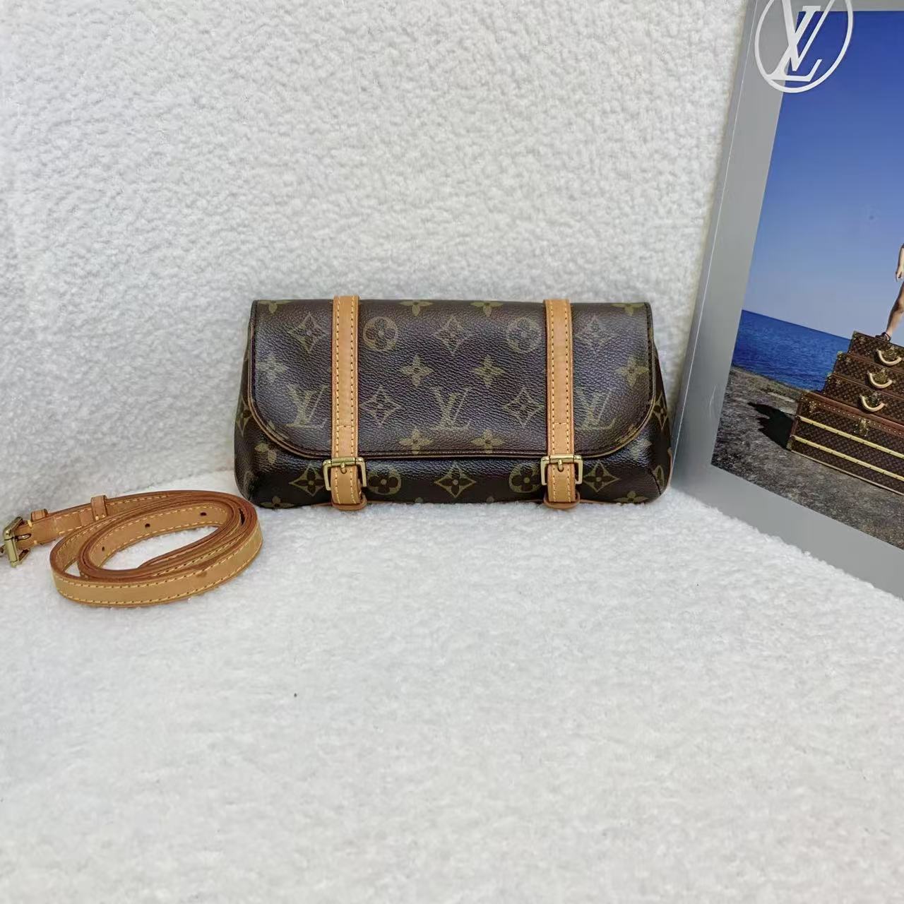 99新 LouisVuitton/路易威登 壹臻/若男专场 老花小号包 30638706