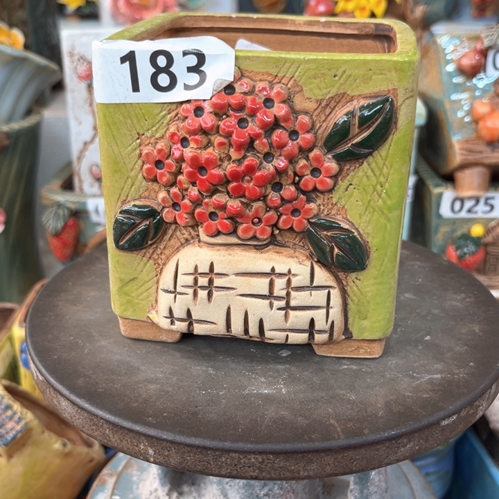 紫砂花盆粗陶材质多肉花盆