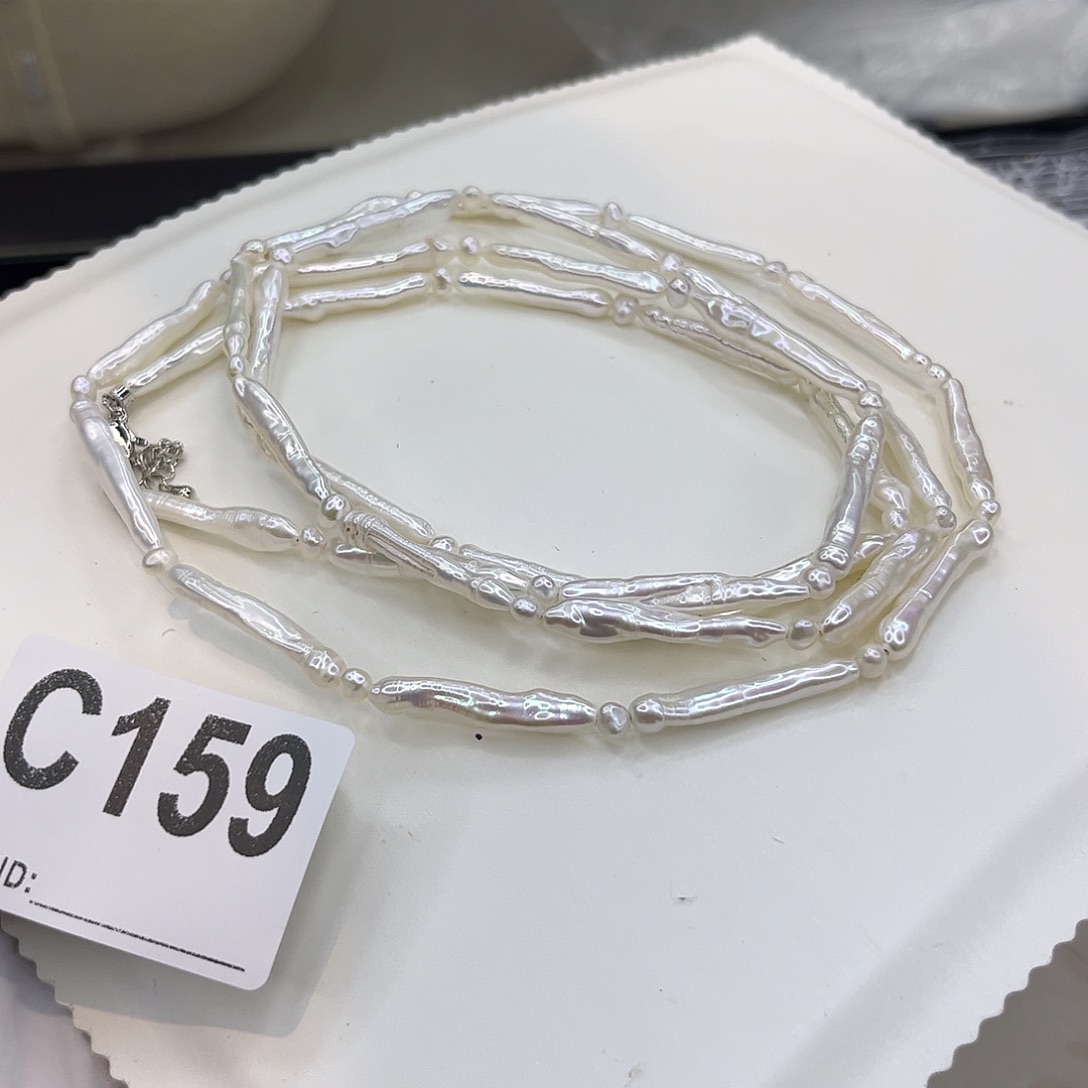 合金颈饰淡水珍珠