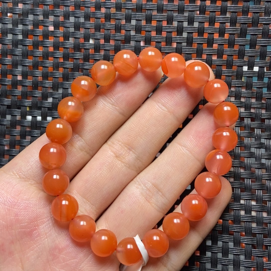南红玛瑙未镶嵌手串9mm