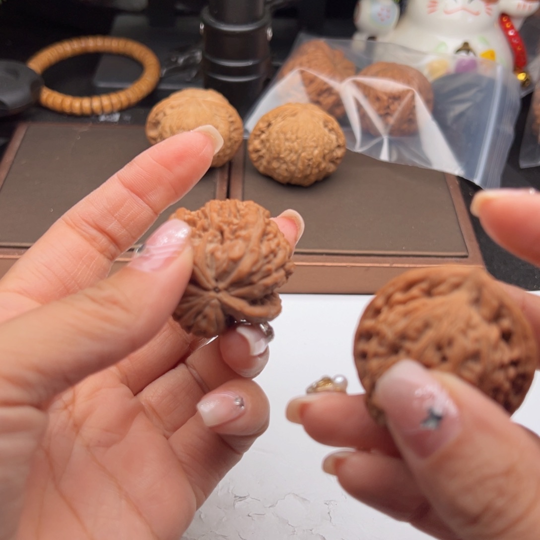 文玩核桃把件莲花37