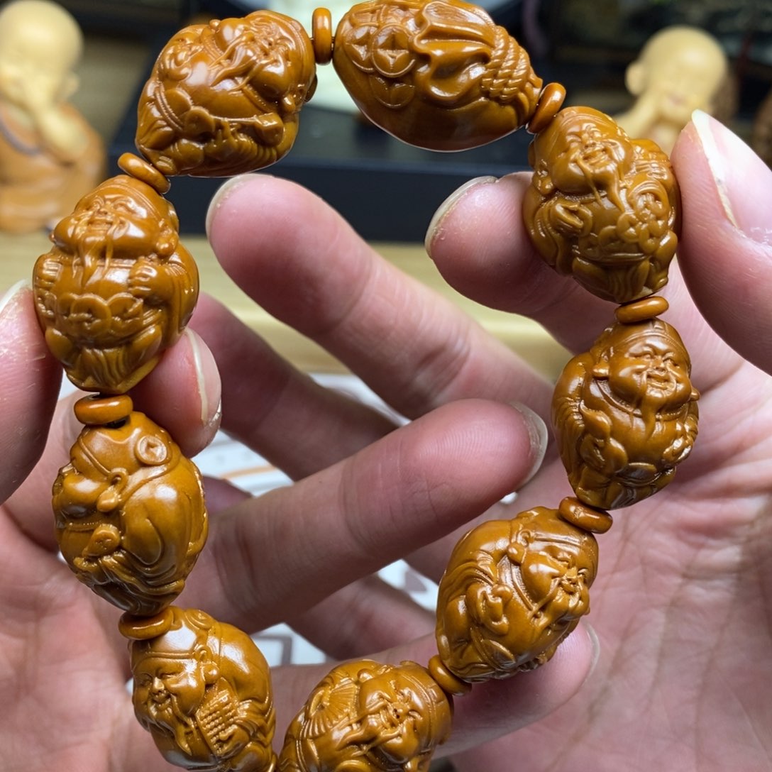 橄榄核手串/手链橄榄核雕工艺手串