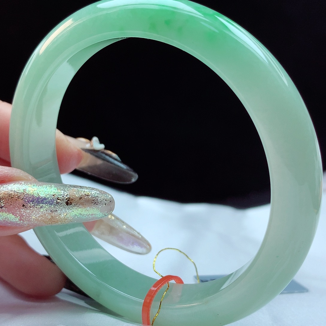 未镶嵌手镯翡翠56圈4150