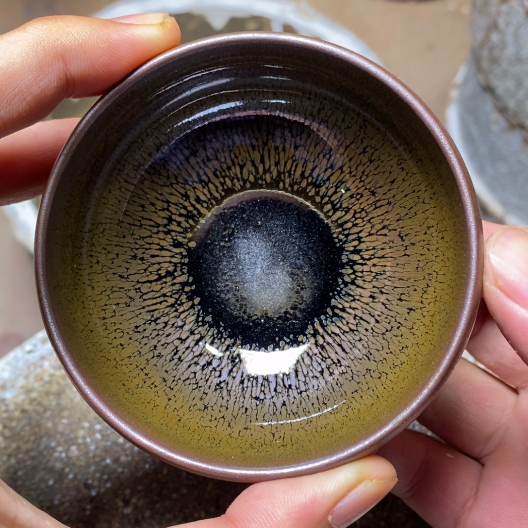 茶盏自然还原柴烧直播间