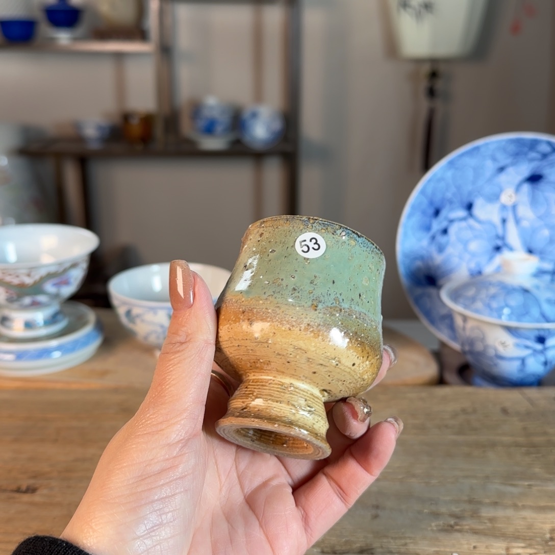 杯景德镇陶瓷柴烧多人