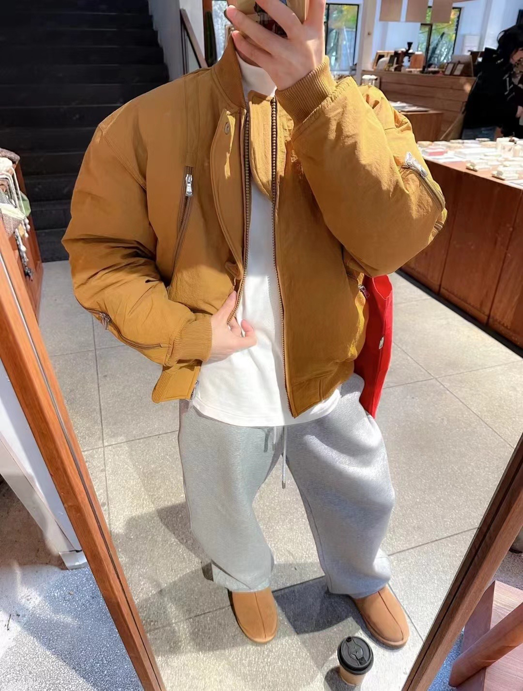 小众白鸭羽绒外套高品质