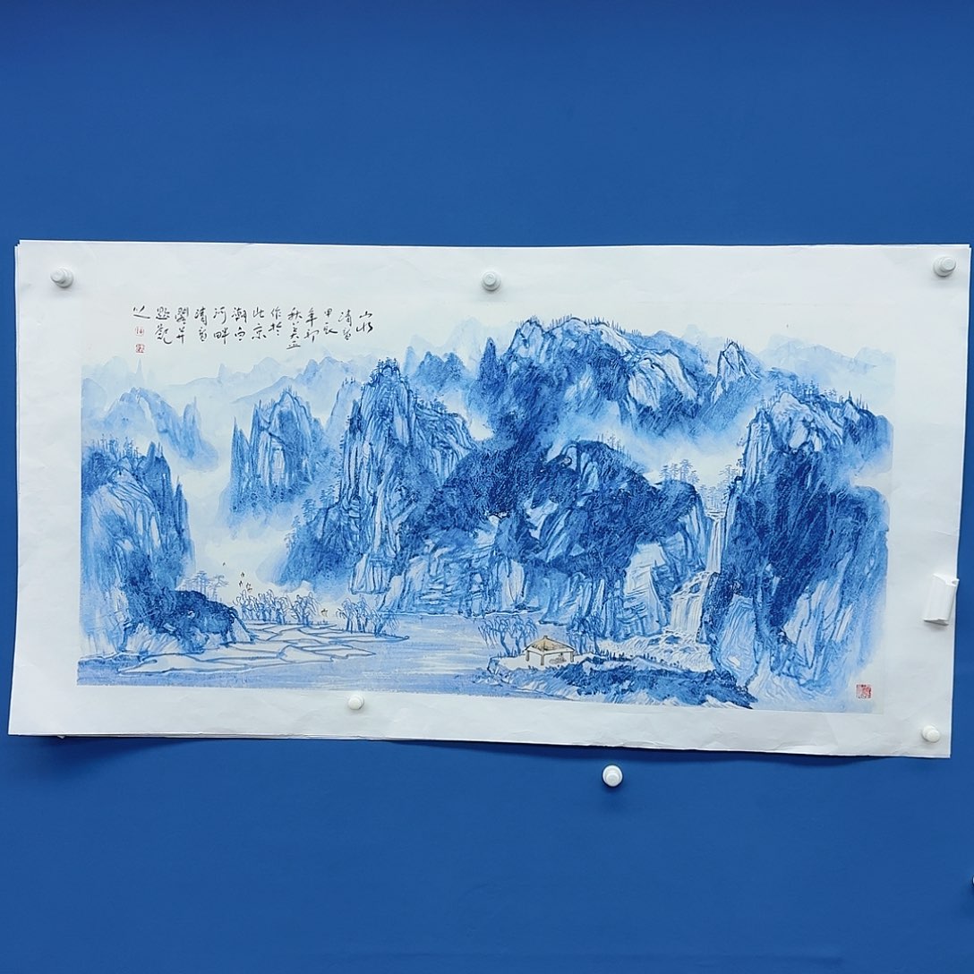 国画多次参加国内外大型
