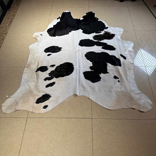 【本尼家】R266 220*190cm专拍牛皮地毯家用轻奢手工