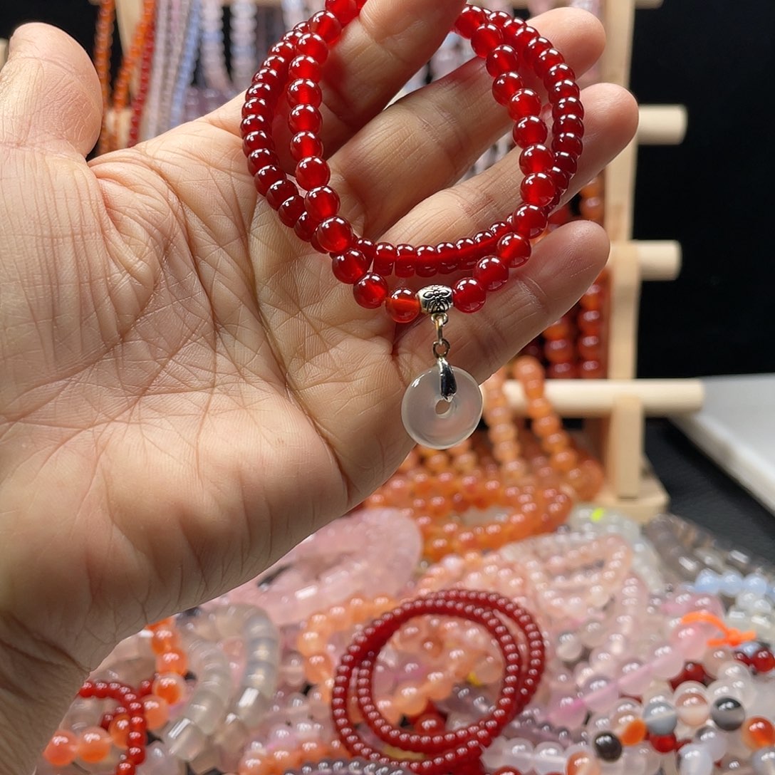 零***儿玛瑙/玉髓合金手链