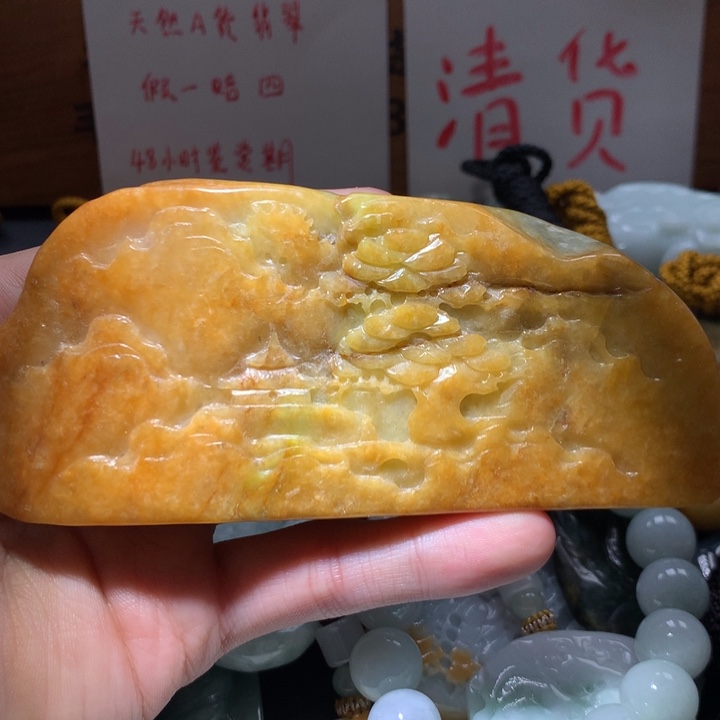 翡翠未镶嵌颈饰保真天然a货翡翠