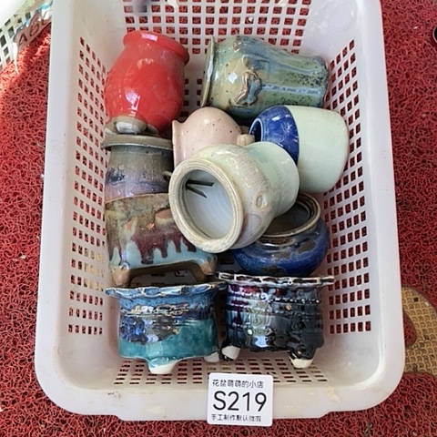 紫砂花盆219瑕疵品口径4到5左右