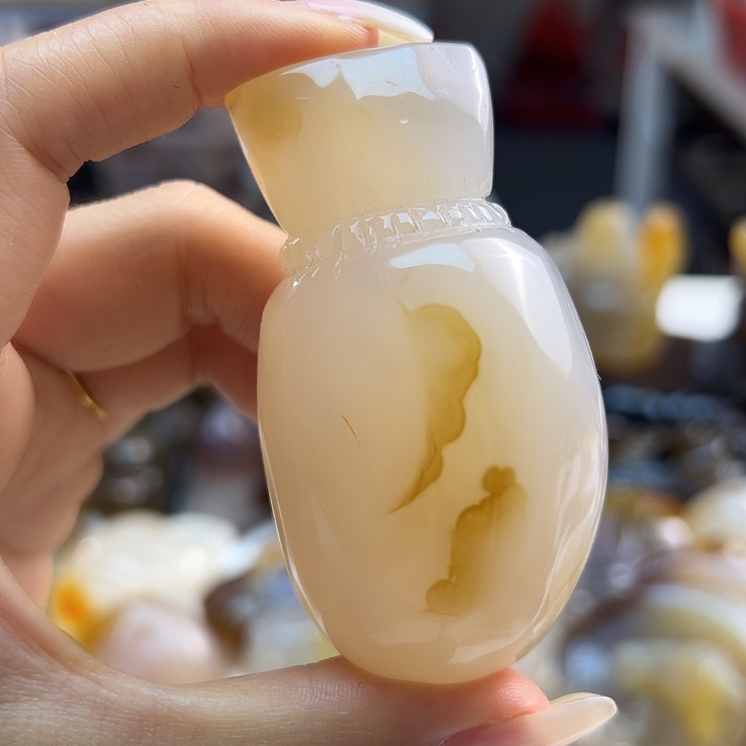 玛瑙/玉髓未镶嵌吊坠(不含链)