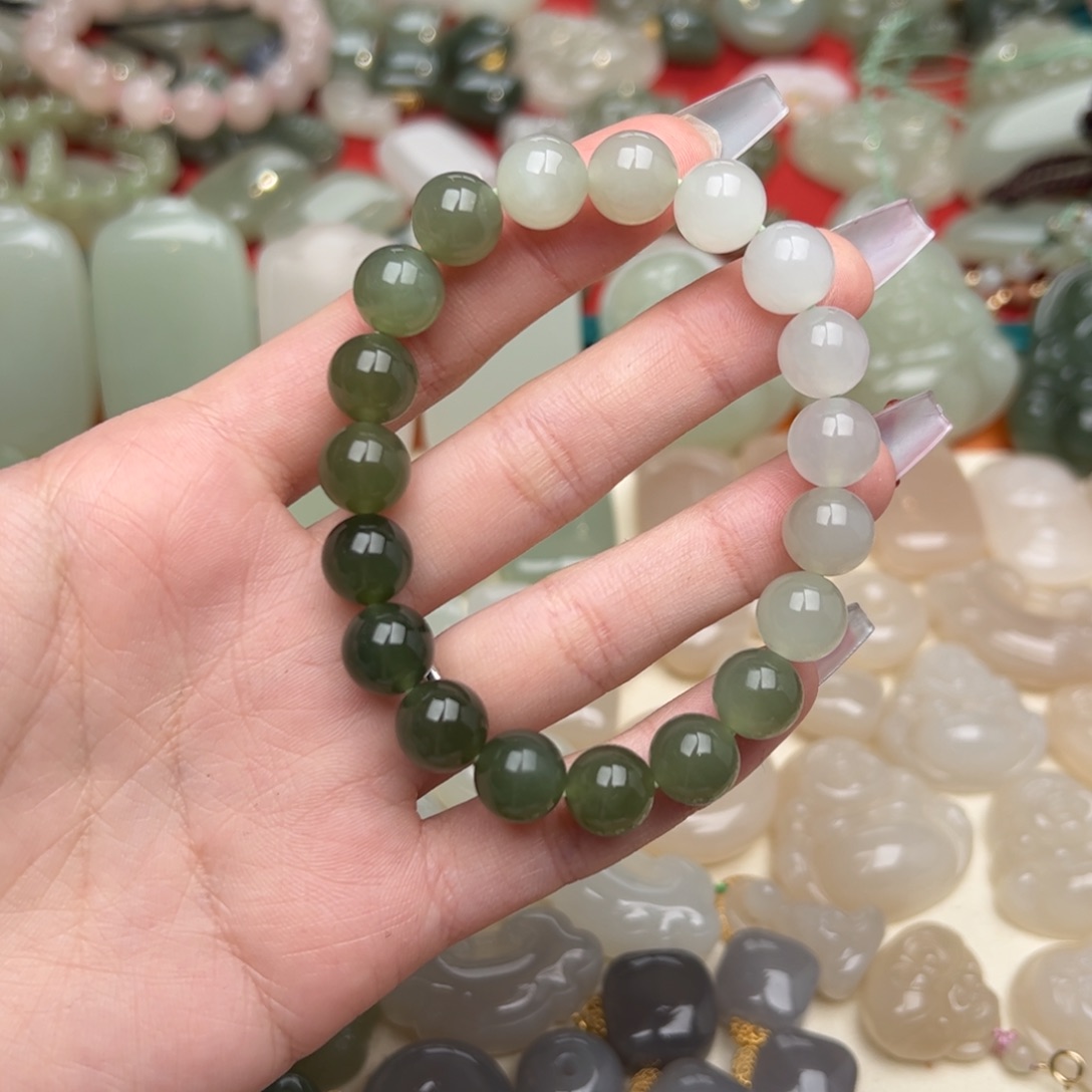 和田玉耳坠未镶嵌