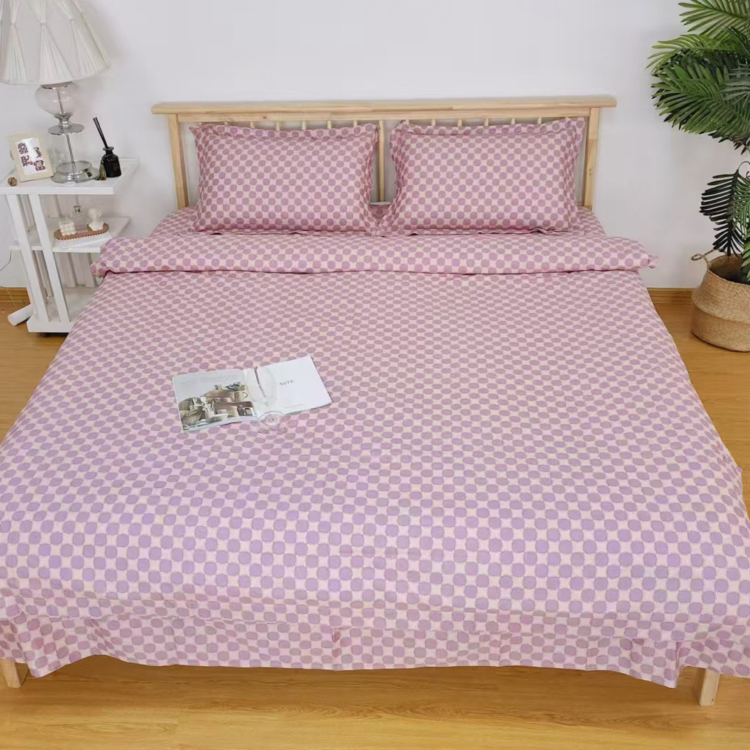 生态贡棉印花四件套标准200*230微瑕～L2102（有脏）