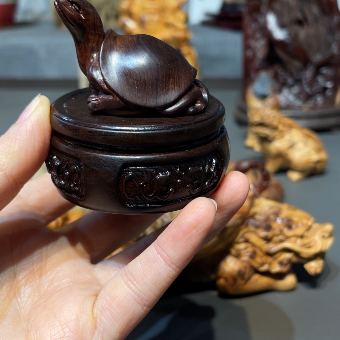 独***二黄花梨/降香黄檀摆件工艺品