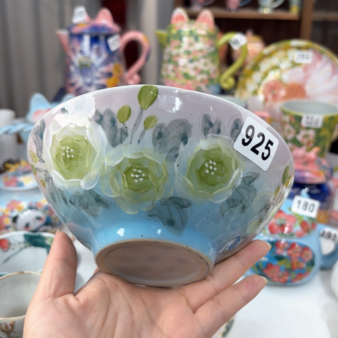 景德镇手绘高温釉下彩陶瓷茶具