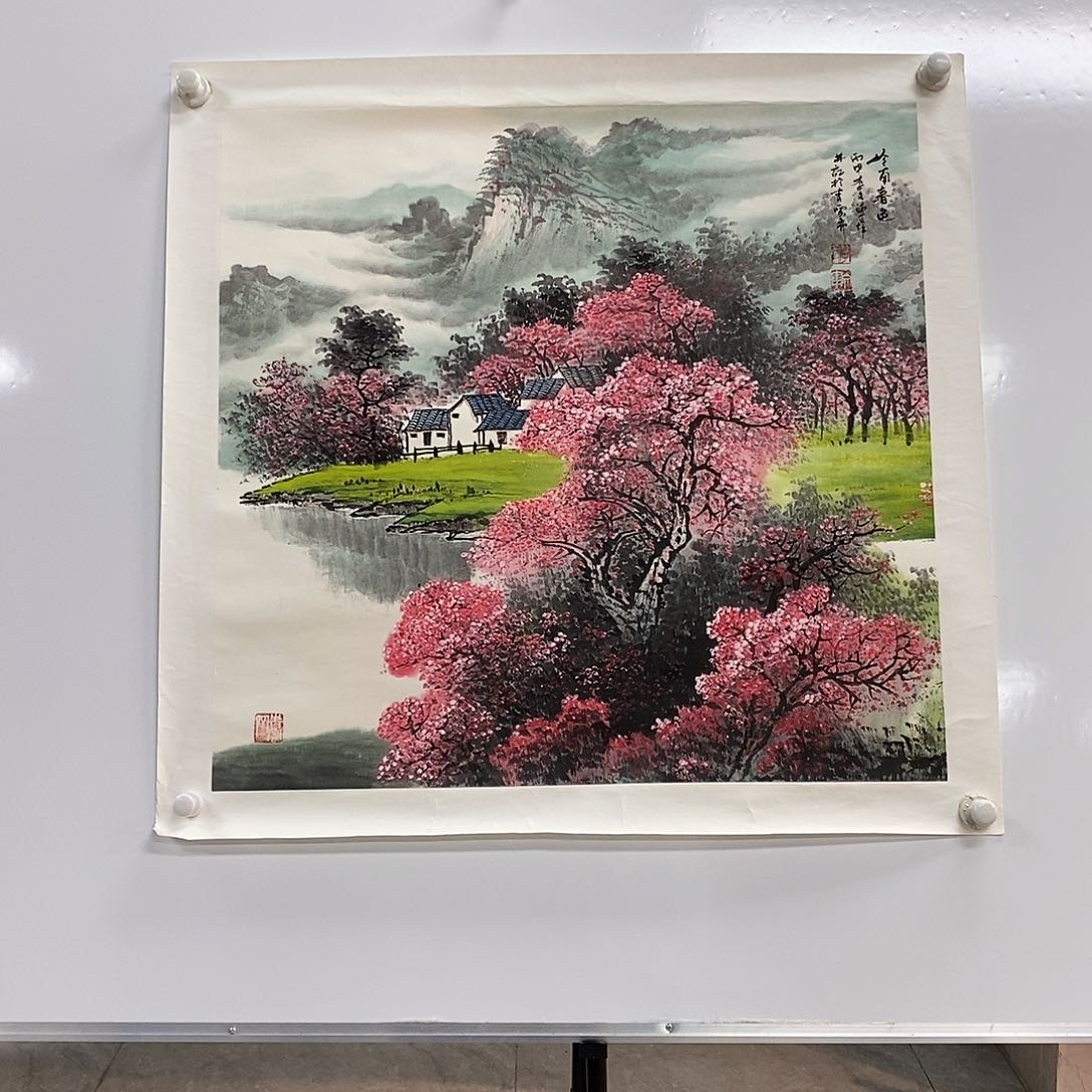 国画国画作品多次在