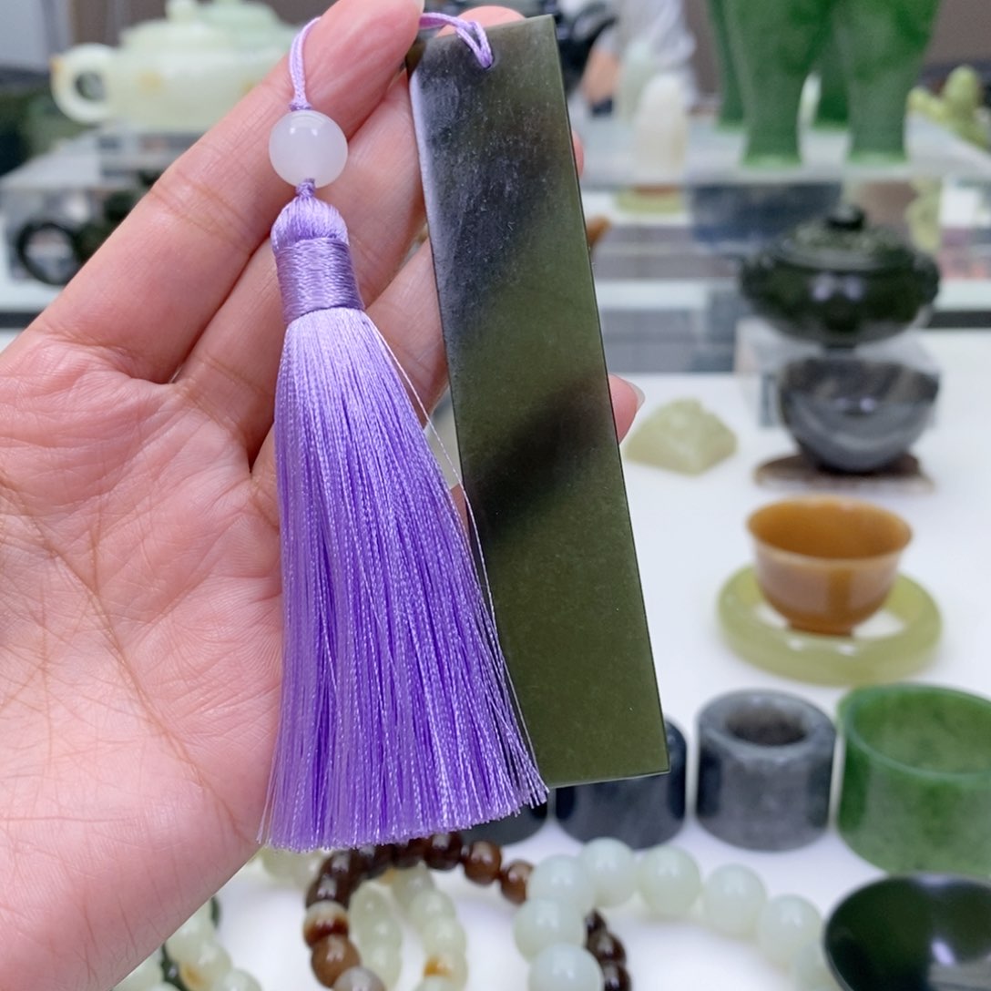 和田玉书签未镶嵌