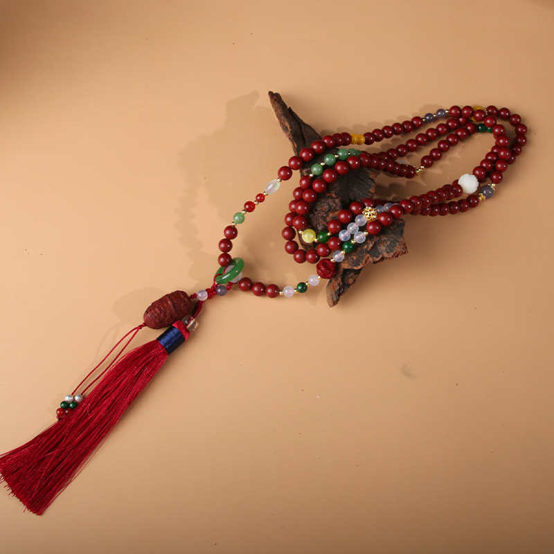 花蕊夫人合香天然古法手工合香珠挂链【0991】