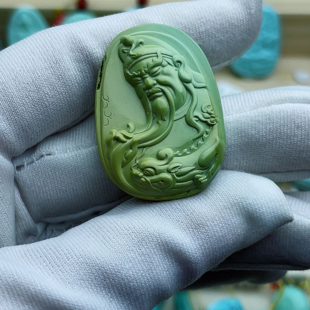 未镶嵌绿松石珠宝半成品